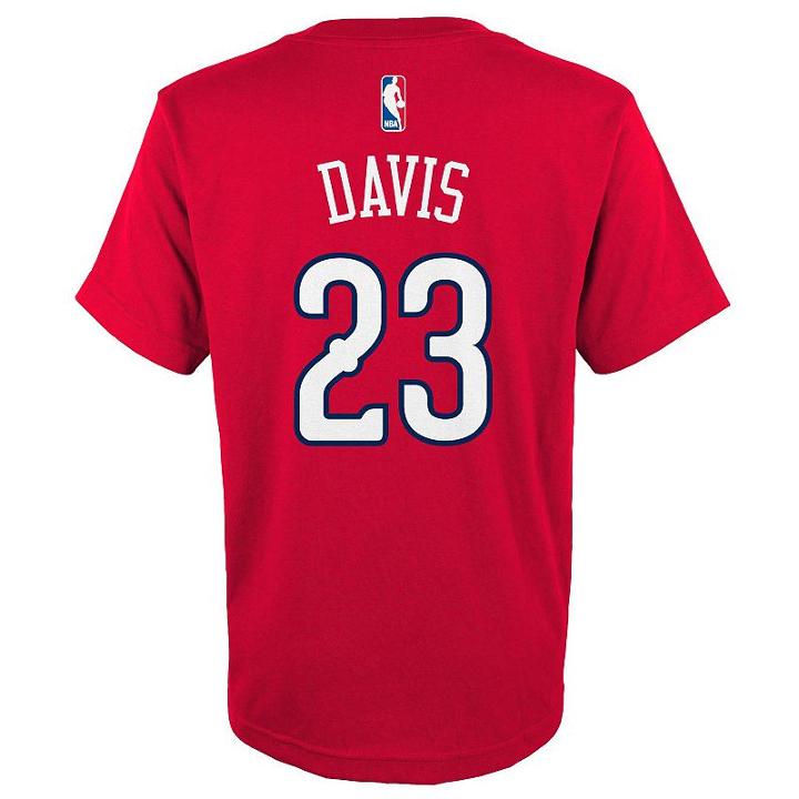 Boys 8-20 Adidas New Orleans Pelicans Anthony Davis Tee, Boy's, Size: S(8), Ovrfl Oth