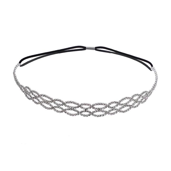 Crystal Allure Headband, Women's, White