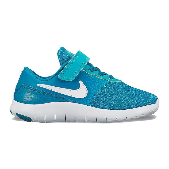 Nike Flex Contact Preschool Girls' Sneakers, Size: 3, Blue