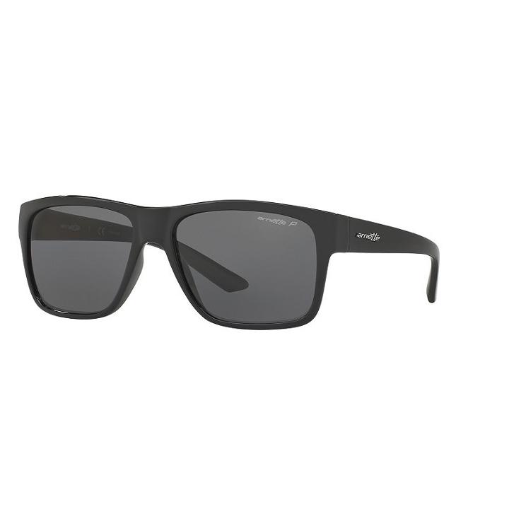 Arnette An4226 57mm Reserve Square Polarized Sunglasses, Men's, Black