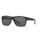 Arnette An4226 57mm Reserve Square Polarized Sunglasses, Men's, Black