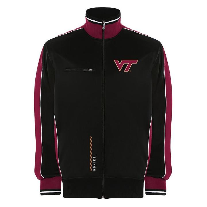 Men's Franchise Club Virginia Tech Hokies Breaker Track Jacket, Size: 3xl, Black
