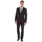 Men's Apt. 9&reg; Extra Slim-fit Unhemmed Suit, Size: 44l 36, Black