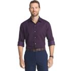 Big & Tall Van Heusen Regular-fit Striped Sateen Button-down Shirt, Men's, Size: Xxl Tall, Purple Oth