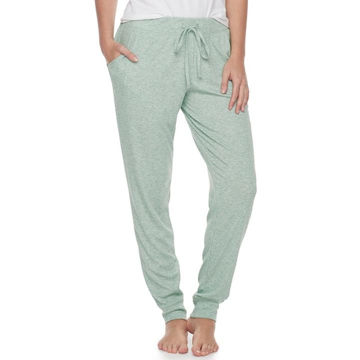 Women's Sonoma Goods For Life&trade; Pajamas: Jogger Pants, Size: Xxl, Lt Green