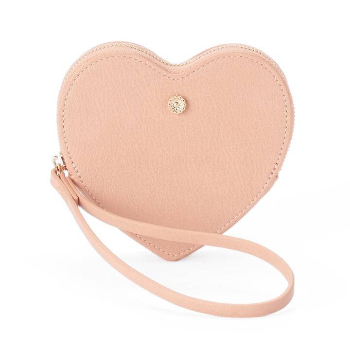 Lc Lauren Conrad Heart-shaped Wristlet, Women's, Med Pink