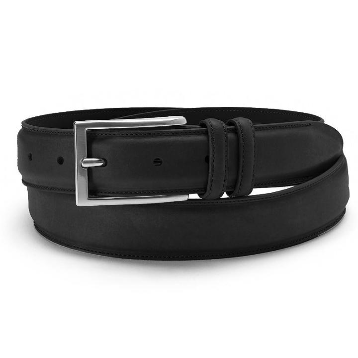 Croft & Barrow&reg; Stitched Dress Belt - Men, Size: 34, Black