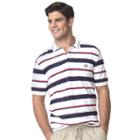 Big & Tall Chaps Striped Polo, Men's, Size: 3xb, White