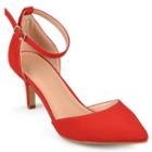 Journee Collection Ike Women's High Heels, Girl's, Size: 8.5, Red