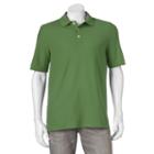 Men's Croft & Barrow&reg; Performance Tailored-fit Pique Polo, Size: Large, Med Green