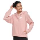 Women's Nike Sportswear Optic Graphic Tape Hoodie, Size: Large, Light Pink