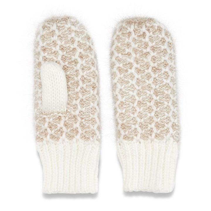 Women's Sonoma Goods For Life&trade; Honeycomb Mittens, Grey Other