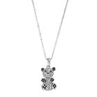 Mudd&reg; Panda Pendant Necklace, Women's, Silver