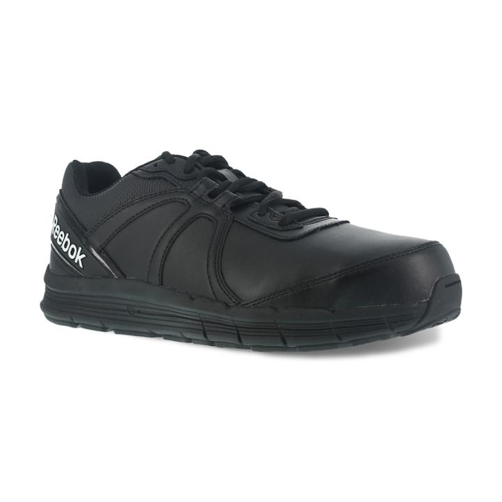Reebok Guide Work Men's Steel Toe Shoes, Size: Medium (9), Black