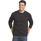 Men's Izod Advantage Sportflex Regular-fit Solid Performance Fleece Sweatshirt, Size: Xxl, Black