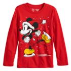 Disney's Mickey Mouse Boys 4-12 Skating Mickey Softest Graphic Tee By Jumping Beans&reg;, Size: 7, Med Red