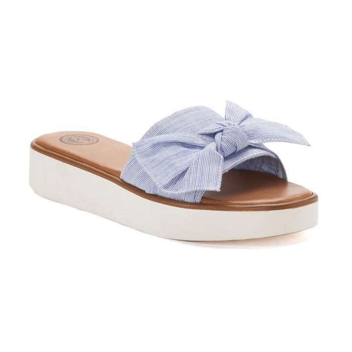 So&reg; Dragonfish Women's Slide Sandals, Size: Medium (6.5), Blue