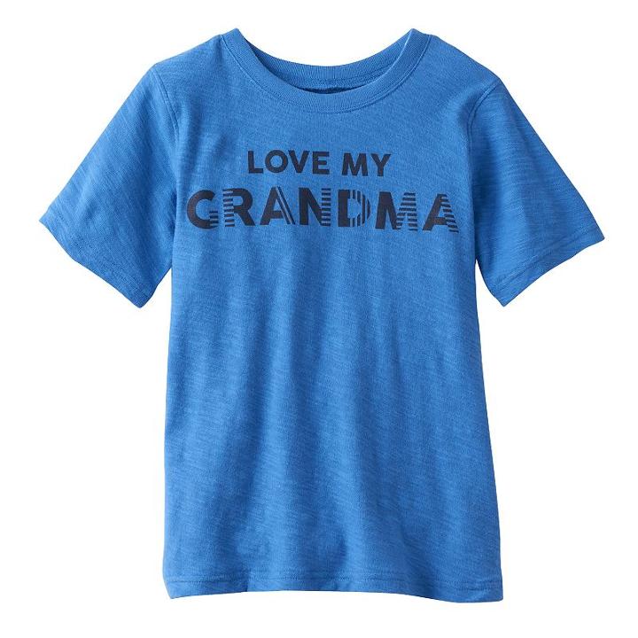 Boys 4-10 Jumping Beans&reg; I Love My Family Tee, Boy's, Size: 5, Blue (navy)