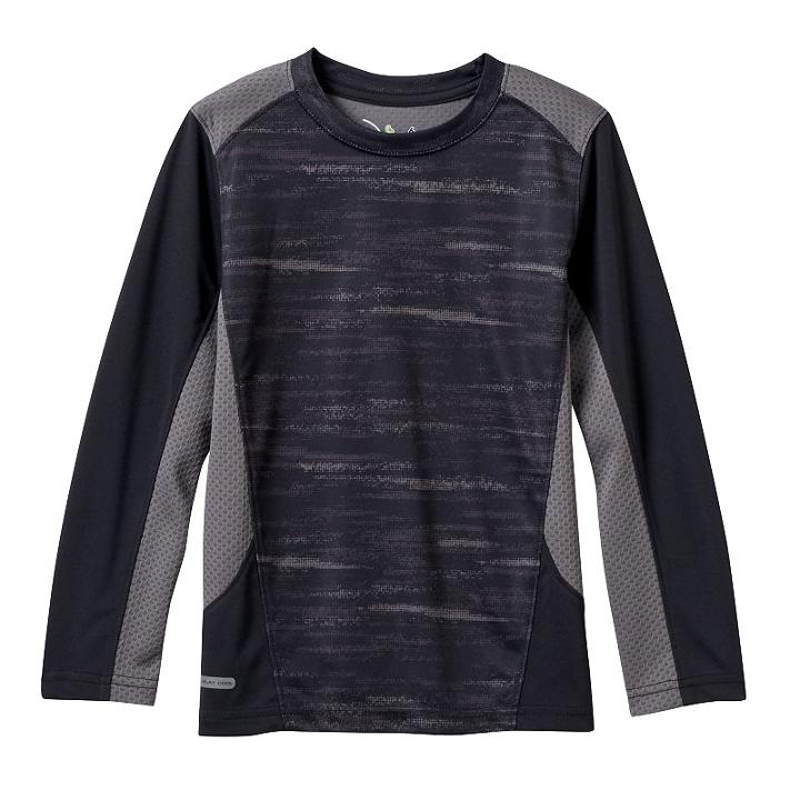 Boys 4-10 Jumping Beans&reg; Mesh Space-dyed Performance Tee, Boy's, Size: 4, Black