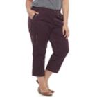 Plus Size Sonoma Goods For Life&trade; Utility Convertible Capris, Women's, Size: 22 W, Purple