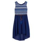 Girls 7-16 Iz Amy Byer Belted Lace High-low Hem Dress, Girl's, Size: 14, Ovrfl Oth