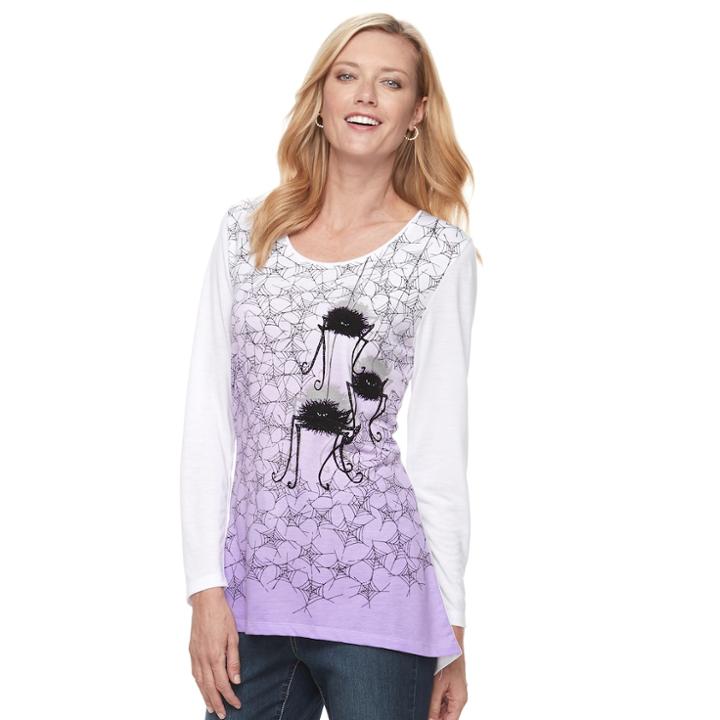 Women's Mccc Halloween Tee, Size: Small, White