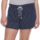 Juniors' Plus Size So&reg; French Terry Lounge Shorts, Girl's, Size: 2xl, Blue