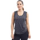 Women's Marika Maebry Mesh Back Tank, Size: Large, Grey (charcoal)