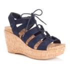 Sonoma Goods For Life&trade; Lenix Women's Wedge Sandals, Size: Medium (6), Blue