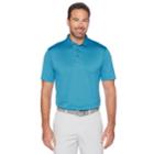 Men's Grand Slam Jacquard Polo, Size: Large, Blue