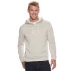 Men's Sonoma Goods For Life&trade; Supersoft Modern-fit Sweater Fleece Henley Hoodie, Size: Large, Med Beige