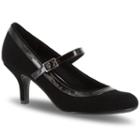 Easy Street Cecelia Women's Mary Jane High Heels, Size: Medium (7.5), Grey (charcoal)