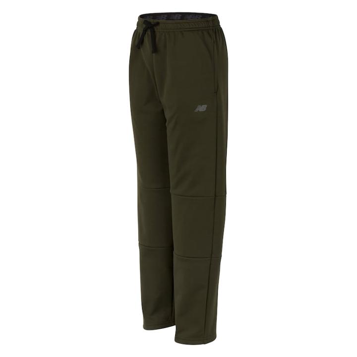 Boys 8-20 New Balance Fleece Pants, Size: 10-12, Dark Green