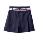 Girls 7-16 Chaps Belted Skort, Girl's, Size: Medium (12), Blue (navy)