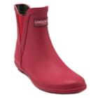 London Fog Piccadilly Women's Chelsea Waterproof Rain Boots, Size: Medium (9), Dark Red