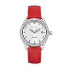 Drive From Citizen Eco-drive Women's Ltr Crystal Leather Watch, Size: Medium