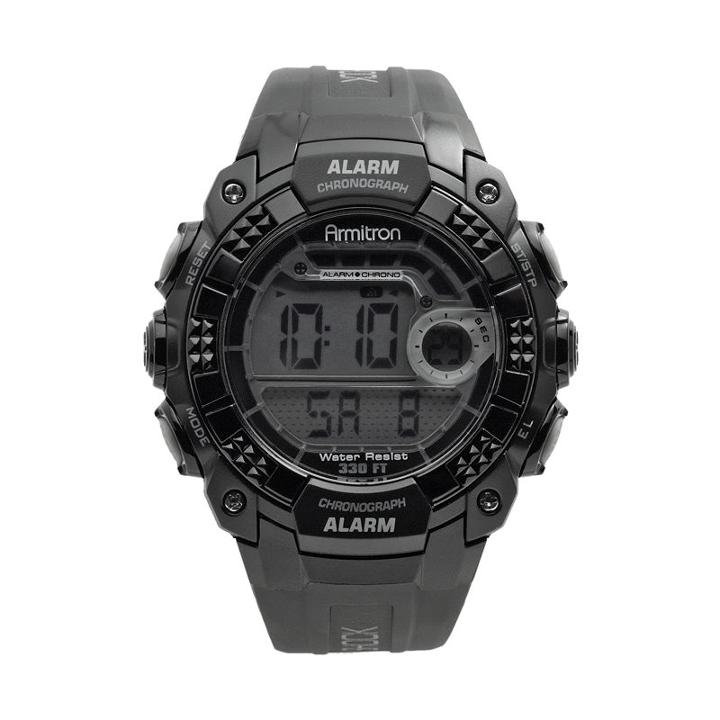 Armitron Men's Digital Watch - 40/8209blk, Size: Large, Black