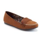 Unionbay Boho Women's Moccasins, Girl's, Size: 5.5, Dark Beige