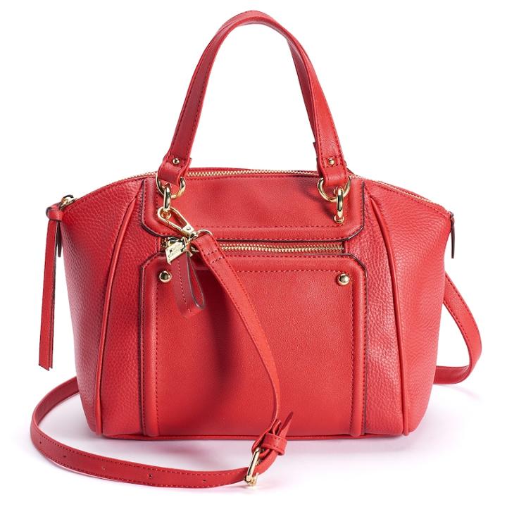 Juicy Couture Zippy Satchel, Women's, Red
