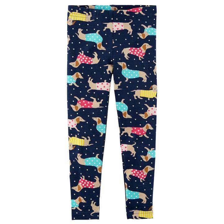 Girls 4-8 Carter's Dachshund Dog Leggings, Size: 6x, Turquoise