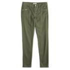 Juniors' Mudd&reg; Zipper Accent Jeggings, Girl's, Size: 12, Green