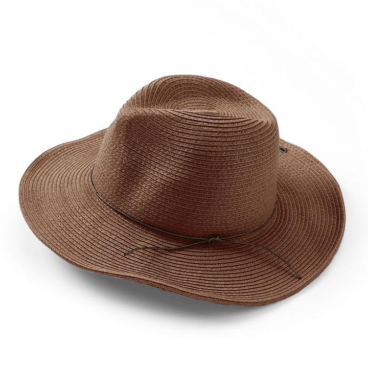 Peter Grimm, Women's Tavin Radial Panama Hat, Brown