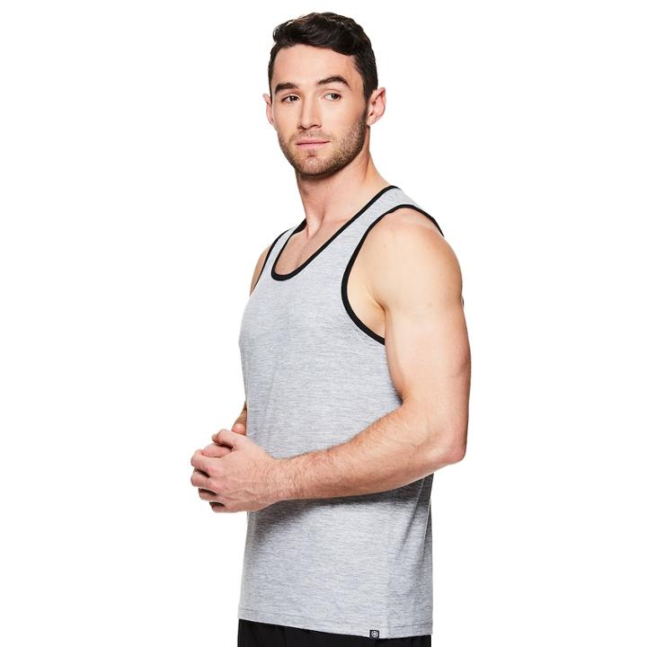 Men's Gaiam Everyday Tank, Size: Large, Grey