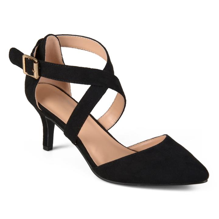 Journee Collection Dara Women's High Heels, Size: Medium (6), Black