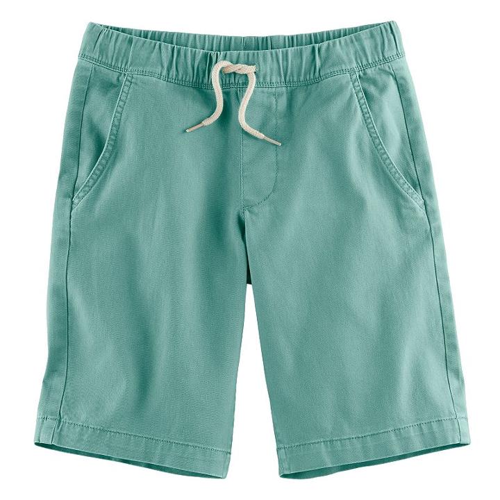 Boys 8-20 Urban Pipeline Stretch Twill Pull-on Shorts, Size: Medium, Med Green