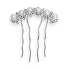 Crystal Allure Hair Comb, Women's, White