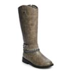 So&reg; Raylene Girls' Tall Riding Boots, Size: 2, Med Grey