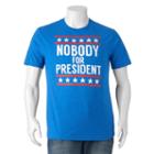 Big & Tall Nobody For President Tee, Men's, Size: L Tall, Med Blue