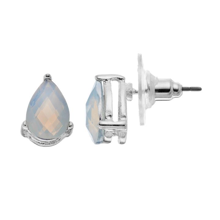 Lc Lauren Conrad Teardrop Nickel Free Stud Earrings, Women's, Blue
