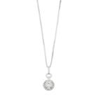 Forever Brilliant 14k White Gold 9/10 Carat T.w. Lab-created Moissanite Halo Pendant, Women's, Size: 18